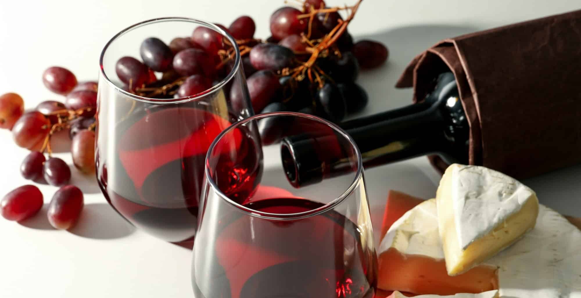 Concept of tasty and delicious alcohol drink, wine